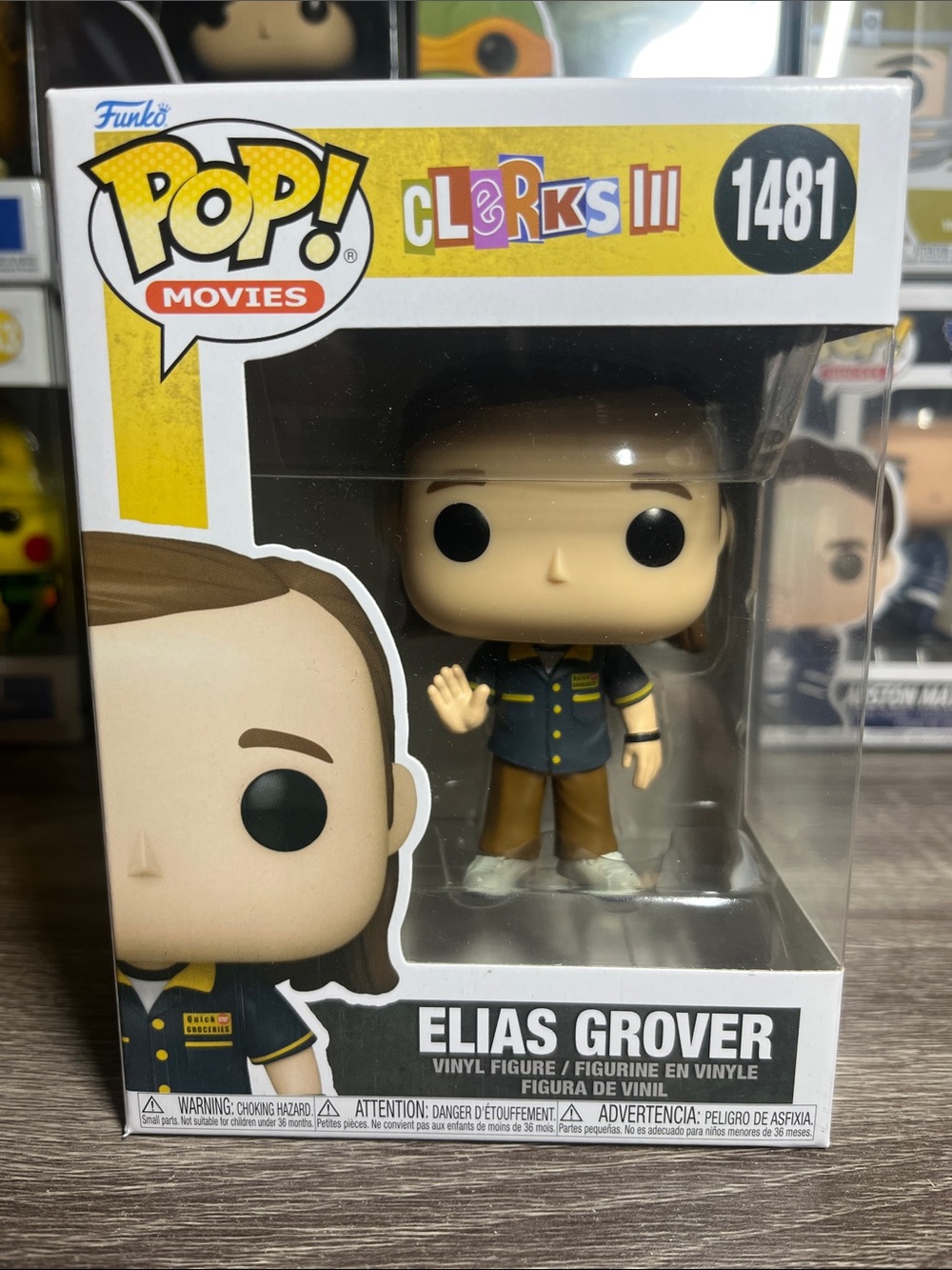 Funko Pop! Movies Elias Grover Vinyl Figure - Black, Yellow, Brown
